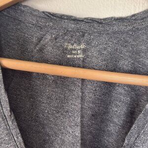 Madewell Gray Sleeveless Tank Top small
